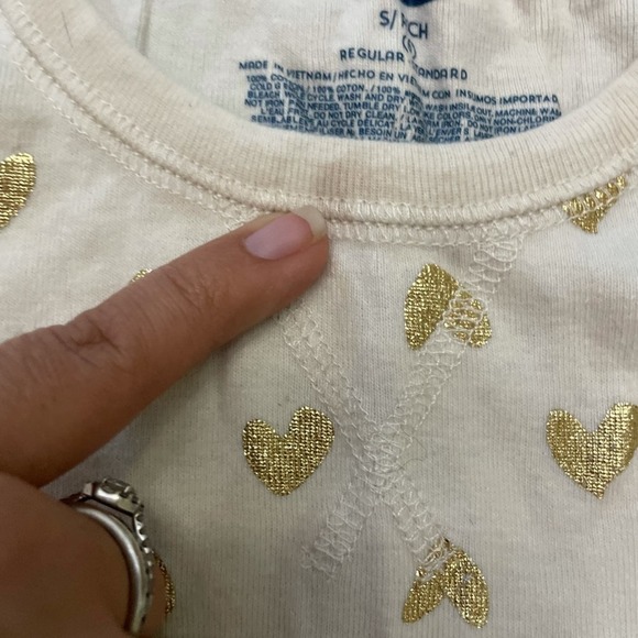 Old Navy Heart Pajamas size 6 - Picture 4 of 5